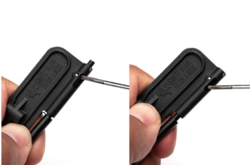 Image of Strike Industries Texas Edition V1 AR .223/5.56mm Ultimate Dust Cover, SI-AR-UDC-E-TX-223-BK, Black, One Size, SI-AR-UDC-E-TX-223-BK