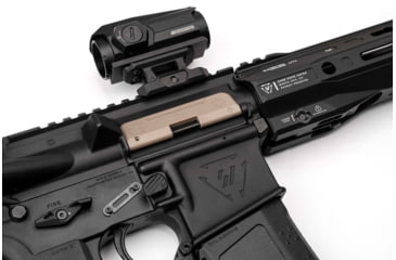 Image of Strike Industries Texas Edition V1 AR .223/5.56mm Ultimate Dust Cover, FDE, SI-AR-UDC-E-TX-223-FDE