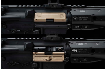 Image of Strike Industries Texas Edition V1 AR .223/5.56mm Ultimate Dust Cover, FDE, SI-AR-UDC-E-TX-223-FDE
