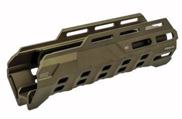 Image of Strike Industries Valor of Action 10 M-Lok Handguard for Mossberg 500, 12ga, 6061 Aluminum, FDE, One Size, 793811763225