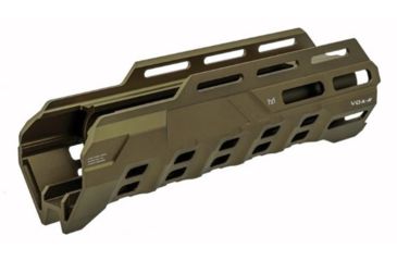 Image of Strike Industries Valor of Action 10 M-Lok Handguard for Remington 870, 12ga, 6061 Aluminum, SI-VOA-R870HG-FDE, FDE, One Size, SI-VOA-R870HG-FDE