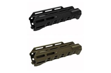 Image of Strike Industries Valor of Action 10 M-Lok Handguard for Remington 870, 12ga, 6061 Aluminum, Black, FDE