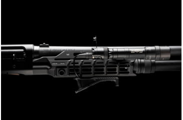 Image of Strike Industries Valor of Action Handguard, Benelli M2, Black, SI-VOA-BM2-RAIL-BK