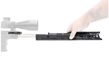 Image of Strike Industries X-Axis SIG Cross M-LOK Rifle Handguard, 15in, Black, SI-XA-HG-CROSS-BK