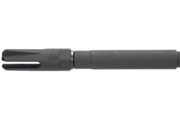 Image of Strike Industries XLogic AR Widow 3 Prong Flash Hider, 5.56mm NATO, .223 Remington , 1/2x28, Black, SI-AR-WIDOW-FH-223/5.56