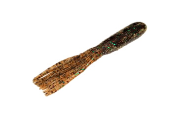 Image of Strike King Coffee Flip-N-Tube Fishing Lure, Soft Plastic Tube, Black Neon, 4 1/2in, 6-Pack, CT4.5-38, CT4.5-38