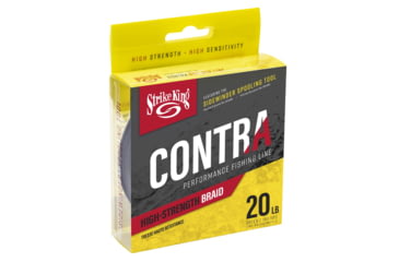 Image of Strike King Contra Braid Fishing Line, 20lb Test, 150-Yards, Green, LPB150-20G
