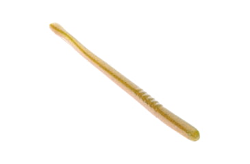 Image of Strike King Filler Worm Fishing Lure, Soft Plastic Worm, Slender Profile, Open Pour Technology, Vibrant, 5in, 10-Pack, Dirt, DSOPT5-103