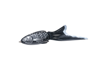Image of Strike King Hack Attack Pad Perch Fishing Lure, Hollow Body Topwater, Black, 6in, 1/2oz, HAPP-10, HAPP-10