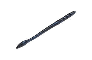 Image of Strike King KVD 6.5in Finesse Worm, Black Blue Swirl, 6.5in, FIN65-808