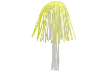 Image of Strike King Perfect Skirt with Magic Tails, Chartreuse &amp; White, 4in, 2 Pack, PFT32-203