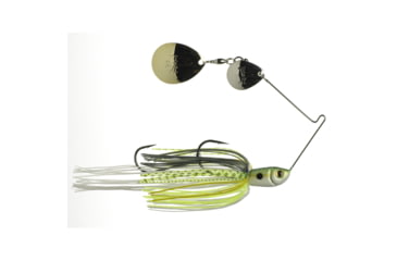 Image of Strike King Premier Plus Spinnerbait Fishing Lure, Chartreuse Sexy Shad, 3/8oz, PPL38CC-538SG, PPL38CC-538SG