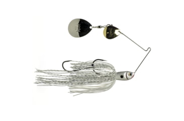 Image of Strike King Premier Plus Spinnerbait Fishing Lure, White, 3/8oz, PPL38CC-204GS, PPL38CC-204GS