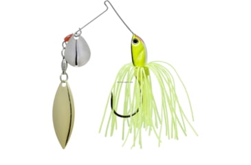 Image of Strike King Promo Spinnerbait Colorado/Willow, Chartreuse, 1/8 oz, 1 Pack, MAPRO18CW-1
