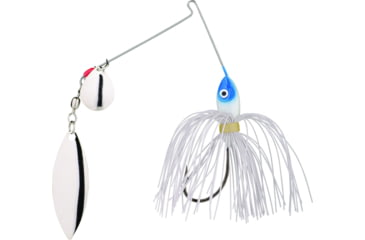 Image of Strike King Promo Spinnerbait Colorado/Willow, White, 1/8 oz, 1 Pack, MAPRO18CW-12
