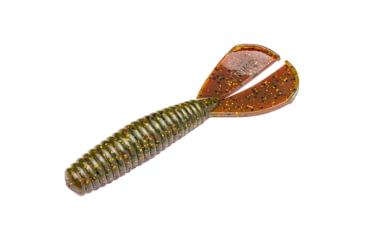 Image of Strike King Rage Magnum Menace Fishing Lure, Soft Plastic Grub, Falcon Lake Craw, 4in, 7-Pack, RGMAGM-135, RGMAGM-135