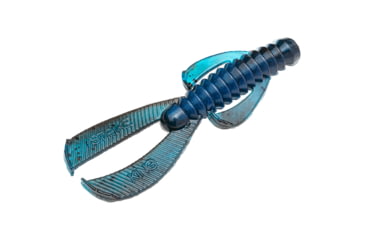 Image of Strike King Rage Ned Bug Fishing Lure, Soft Plastic Craw, Black Blue Swirl, 2 1/2in, 9-Pack, RGNBUG-808, RGNBUG-808