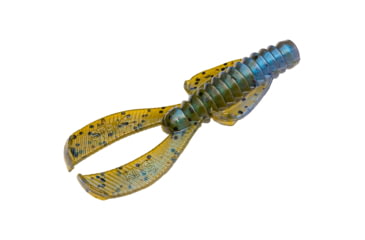 Image of Strike King Rage Ned Bug Fishing Lure, Soft Plastic Craw, Blue Craw, 2 1/2in, 9-Pack, RGNBUG-108, RGNBUG-108