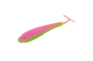 Image of Strike King Rage Swimmer Saltwater Fishing Lure, Soft Plastic Electric Chicken, 3 3/4in, 7-Pack, RGSWSW334-60, RGSWSW334-60