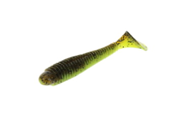 Image of Strike King Rage Swimmer Saltwater Fishing Lure, Soft Plastic Swimbait, Guacamole, 3 3/4in, 7-Pack, RGSWSW334-604, RGSWSW334-604