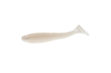 Image of Strike King Rage Swimmer Saltwater Fishing Lure, Soft Plastic Swimbait, Pearl, 3 3/4in, 7-Pack, RGSWSW334-84, RGSWSW334-84