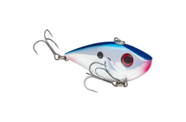 Image of Strike King Red Eyed Shad Tungsten 2-Tap, Lipless Crankbait Fishing Lure, Chrome Blue, 1/2oz, REYESDTT12-409, REYESDTT12-409