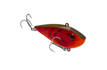 Image of Strike King Red Eyed Shad Tungsten 2-Tap, Lipless Crankbait Fishing Lure, Fire Craw, 1/2oz, REYESDTT12-900, REYESDTT12-900