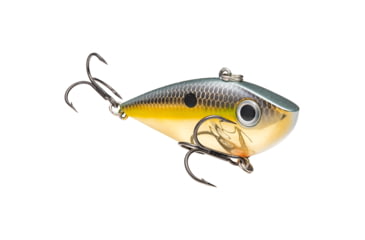 Image of Strike King Red Eyed Shad Tungsten 2-Tap, Lipless Crankbait Fishing Lure, Gold Sexy Shad, 1/2oz, REYESDTT12-620, REYESDTT12-620