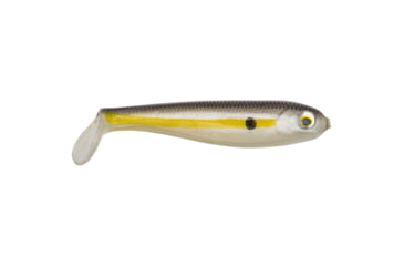 Image of Strike King Shadalicious Fishing Lure, Soft Plastic Swimbait, Chartreuse Shad, 3 1/2in, 6-Pack, SHDLC3.5-598, SHDLC3.5-598