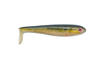 Image of Strike King Shadalicious Fishing Lure, Soft Plastic Swimbait, Clear Ghost Sexy Shad, 3 1/2in, 6-Pack, SHDLC3.5-500, SHDLC3.5-500