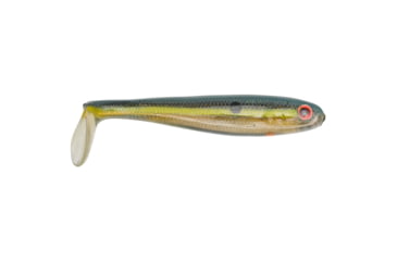 Image of Strike King Shadalicious Fishing Lure, Soft Plastic Swimbait, Clear Ghost Sexy Shad, 4 1/2in, 6-Pack, SHDLC4.5-500, SHDLC4.5-500