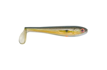 Image of Strike King Shadalicious Fishing Lure, Soft Plastic Swimbait, Clear Ghost Sexy Shad, 5 1/2in, 5-Pack, SHDLC5.5-500, SHDLC5.5-500