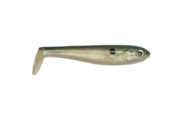 Image of Strike King Shadalicious Fishing Lure, Soft Plastic Swimbait, Green Gizzard Shad, 3 1/2in, 6-Pack, SHDLC3.5-568, SHDLC3.5-568