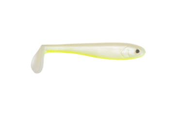 Image of Strike King Shadalicious Fishing Lure, Soft Plastic Swimbait, Pearl Chartreuse Belly, 5 1/2in, 5-Pack, SHDLC5.5-518, SHDLC5.5-518
