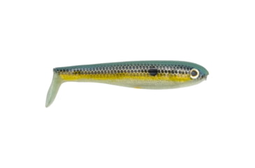 Image of Strike King Shadalicious Fishing Lure, Soft Plastic Swimbait, Sexy Shad, 3 1/2in, 6-Pack, SHDLC3.5-590, SHDLC3.5-590