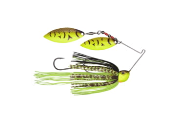 Image of Strike King Tour Grade Painted Blade Spinnerbait, Bass Fishing Lure, Chartreuse Belly Craw, 1/2oz, TGSB12WW-562P, TGSB12WW-562P
