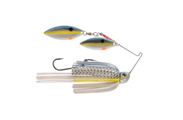 Image of Strike King Tour Grade Painted Blade Spinnerbait, Bass Fishing Lure, Chrome Sexy Shad, 1/2oz, TGSB12WW-514P, TGSB12WW-514P
