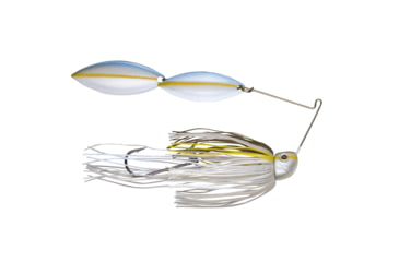 Image of Strike King Tour Grade Painted Blade Spinnerbait, Bass Fishing Lure, Sexy Blue Back Herring, 1/2oz, TGSB12WW-586P, TGSB12WW-586P