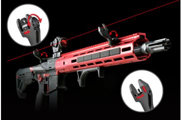 Image of Strike SISIDEWINDER Sidewinder Iron Sights AR-15 Black