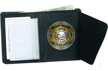 Image of Strong Leather Company Book Style Badge Wallet 981 - 79610-9812
