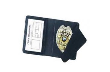 Image of Strong Leather Company Clip-on Badge Holder -snap - 71227-0002