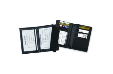 Image of Strong Leather Company - Double Id Badge Cases With Credit Card Slots And License Window - 77850-1542