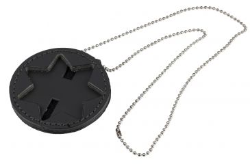 Image of Strong Leather Company - Double Thick Recessed Badge Holder For Neck Or Belt - 80747-13282