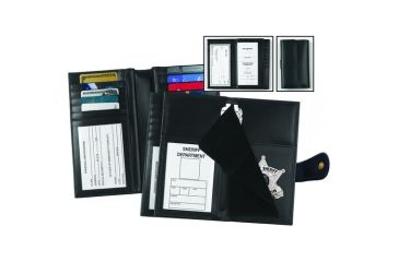 Image of Strong Leather Company Female Badge &amp; Checkbook Wallet 821 - 79450-8212