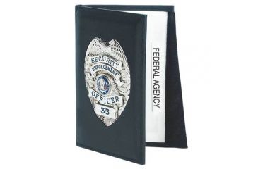 Image of Strong Leather Company Outside Badge Mt Dbl Id Cs 93 - 76600-0932