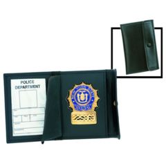 Image of Strong Leather Company Recessed Snap Badge Case - 74450-0402