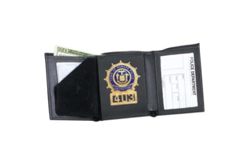 Image of Tri-Fold Badge Wallet - Dress