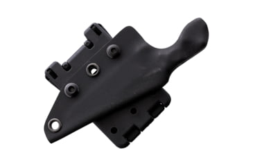 Image of Stroup Knives Mini Tan Fixed Blade Knife, 6.75in Overall, 3in 1095HC Steel Acid Etched Blade, Tan Sculpted G10 Handle, Kydex Sheath, MINI-T-G10-S