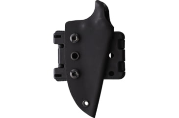 Image of Stroup Knives Mini Mod 1 OD Green Fixed Blade Knife, 6.75in Overall, 3in Black Stonewash 1095HC Steel Blade, OD Green Sculpted G10 Handle, Kydex Sheath, MINI1-ODG-G10-S