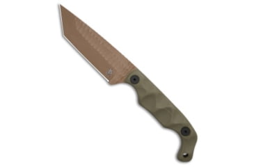 Image of Stroup Stroup Knives Bravo 5 Fixed Blade Tanto OD Green G-10 3.50" FDE, OD Green, 1095HC, adult, BHQ-218995